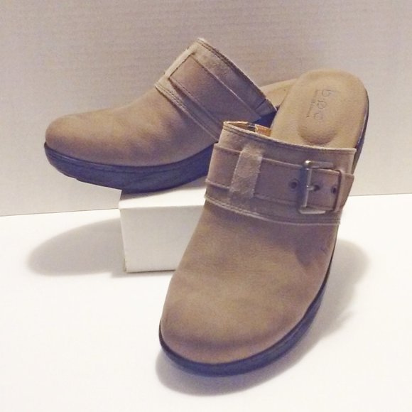 b.o.c. Born Concepts Mallis Taupe Mules Clogs Sz 9 - Picture 2 of 10